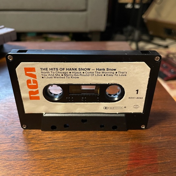 🇨🇦 Vintage Hank Snow 1976 The Hits RCA Records Cassette Tape Nova Scotia 🇨🇦 - Picture 5 of 5